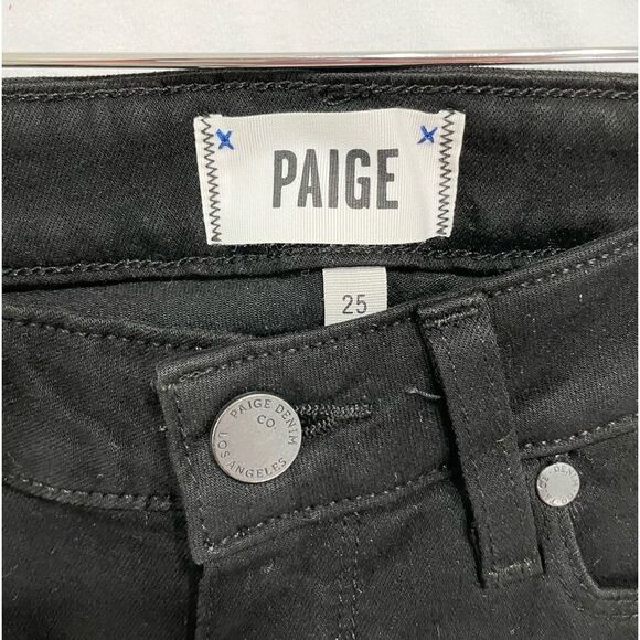 Paige Black Denim Jeans - Picture 6 of 7